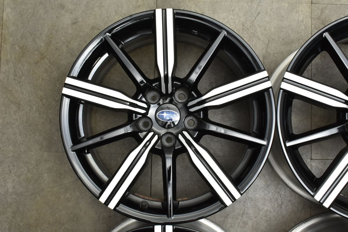 美品】スバル WRX S4 純正オプション 18in 8.5J +55 PCD114.3 4本