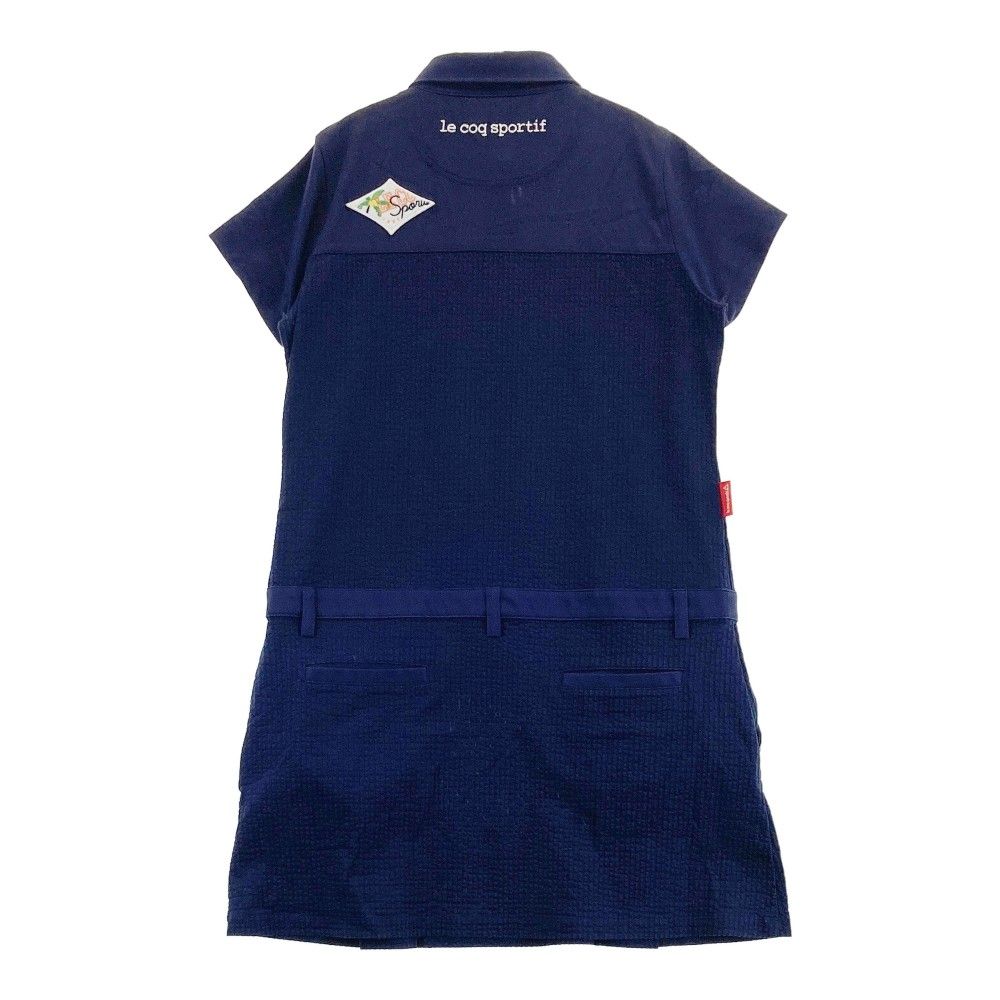 新品　le coq sportif　ゴルフ 　シアサッカー　ワンピース　4L 新品 le coq sportif ゴルフ シアサッカー ワンピース 4L - メルカリ