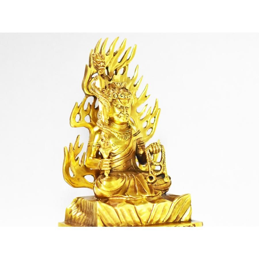 不動明王 置物 大サイズ お不動さん 不動明王像 密教 仏像 黄銅製 NEXPOTALLINN_EU