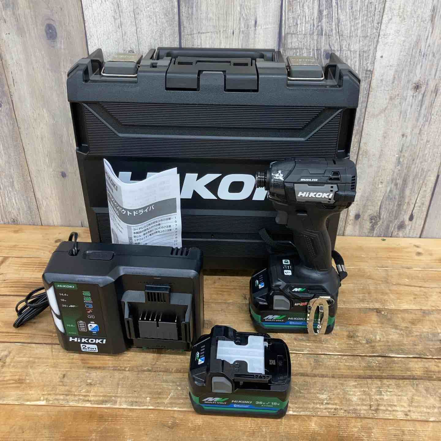 ハイコーキ HIKOKI 旧 日立工機 コードレスインパクトドライバ ストロングブラック WH36DD 2XHBSZ 東大和店
