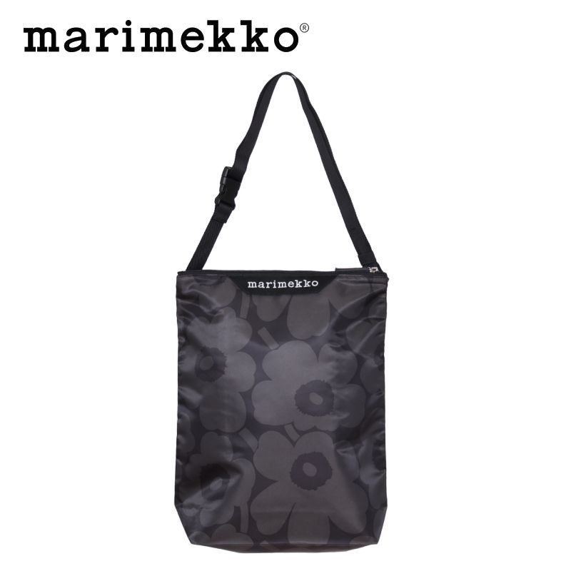 marimekko マリメッコ ショルダーバッグ Neat Crossbody Unikko M No.999 99 ダークグレー