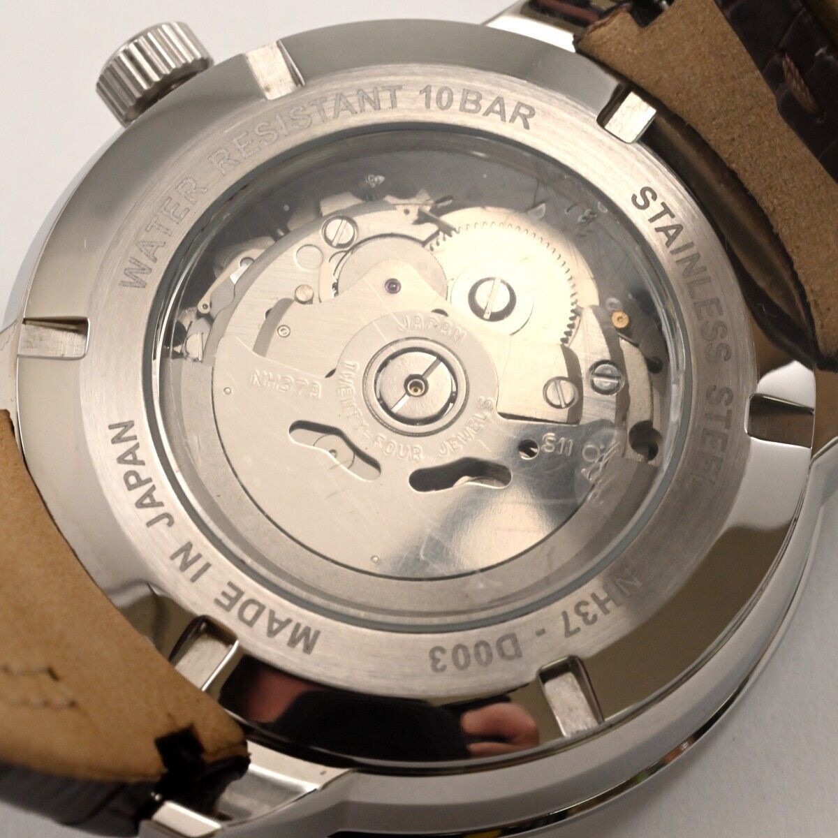 SEIKO】セイコー SII UNION White Roman Dial Date Automatic NH37