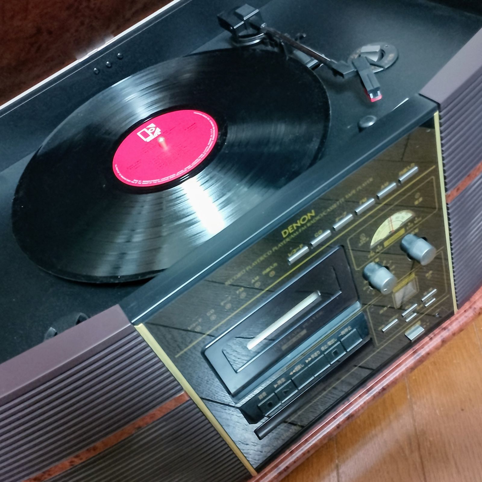 DENON GP-S50 レコード/CD/カセット/ラジオ搭載 卓上型ステレオ - メルカリ
