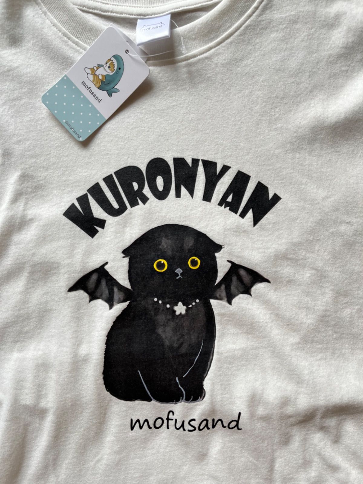 新品未使用 モフサンド 黒猫 デビル くろにゃん 半袖 Tシャツ メンズ M