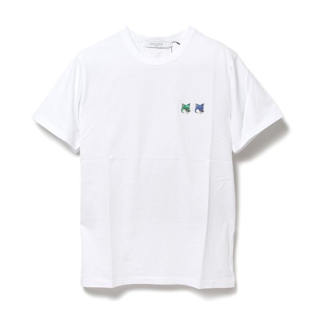 新品未使用】 MAISON KITSUNE メゾンキツネ Tシャツ DOUBLE MONOCHROME