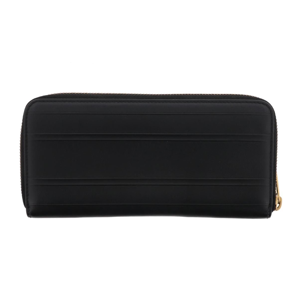 ブラック エンボス加工 長財布 Dior 黒レザー Dior 長財布 最新モデル