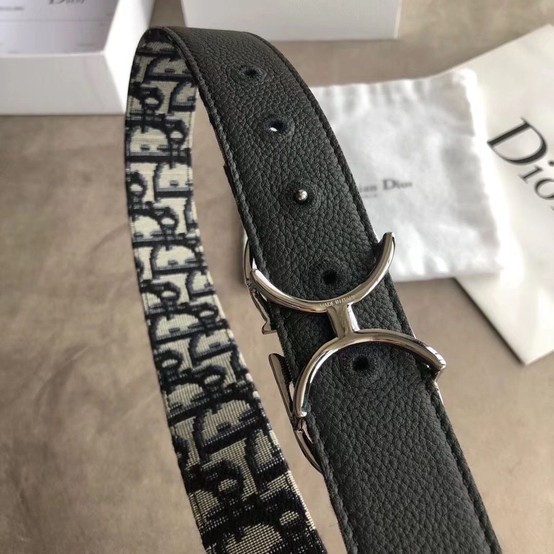 Dior ディオール ベルト ユニセックス 並行輸入品 DIOR(ディオール) リバーシブルベルト ユニセックス (Dior