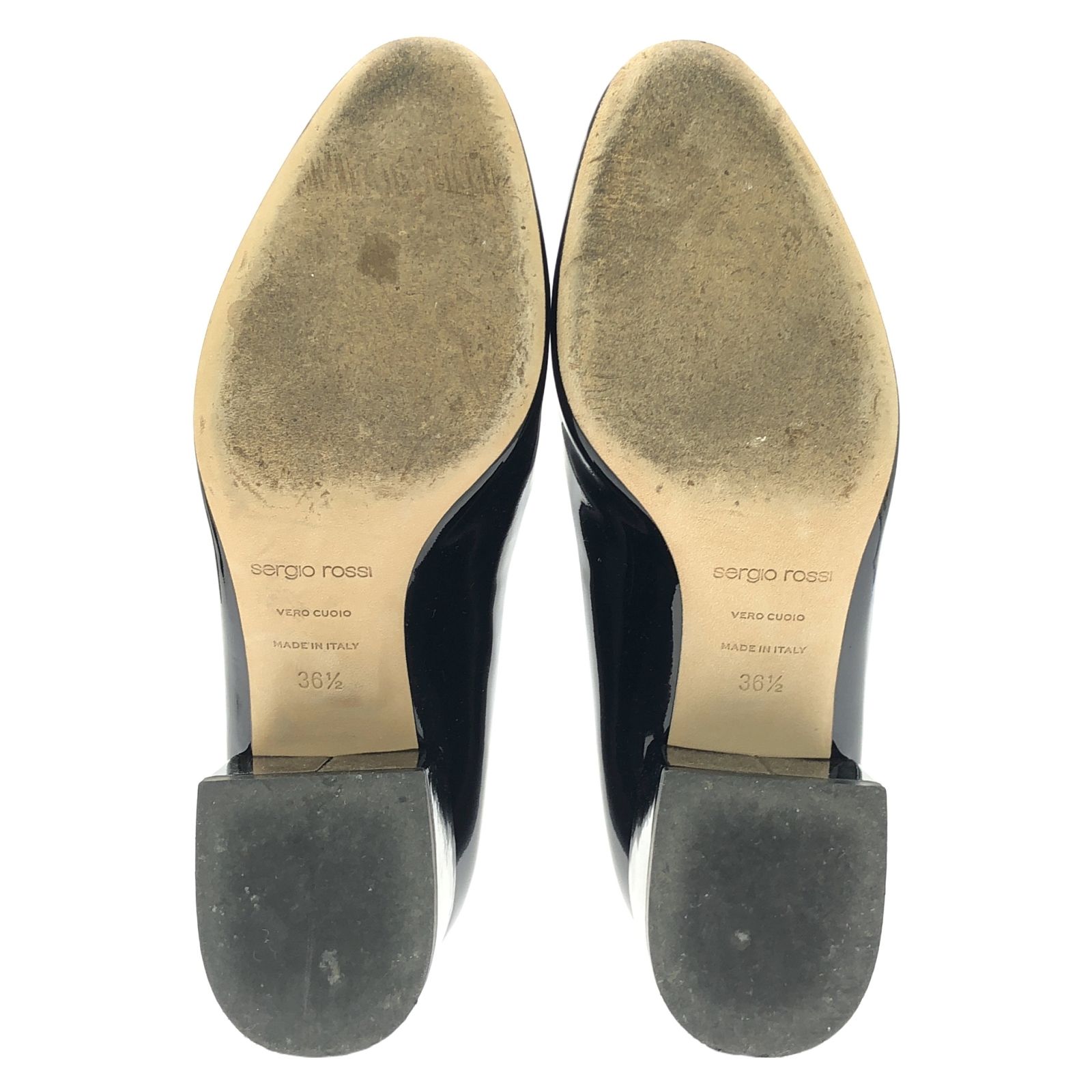 セルジオロッシ Sergio Rossi パンプス パンプス ブラック エナメル