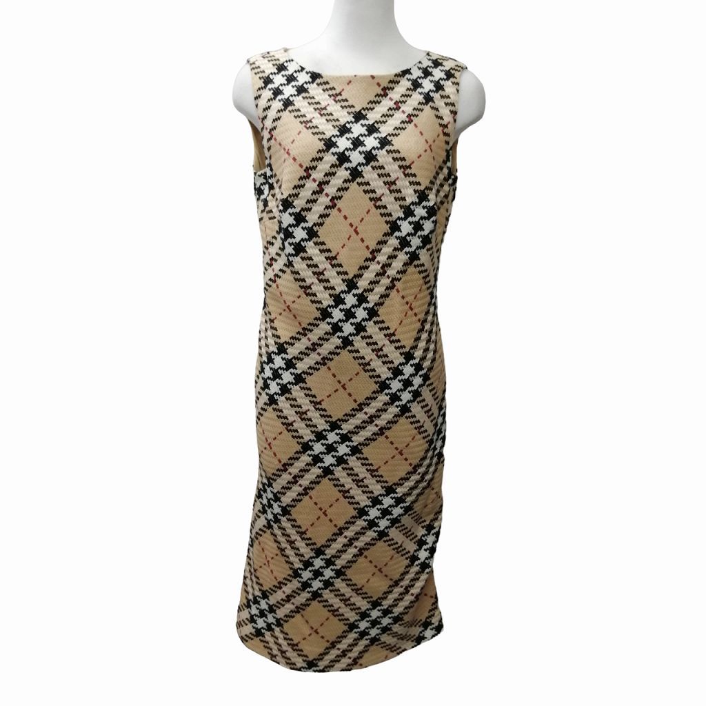 美品☆BURBERRY LONDONバーバリーロンドン☆ノバチェック柄ワンピース