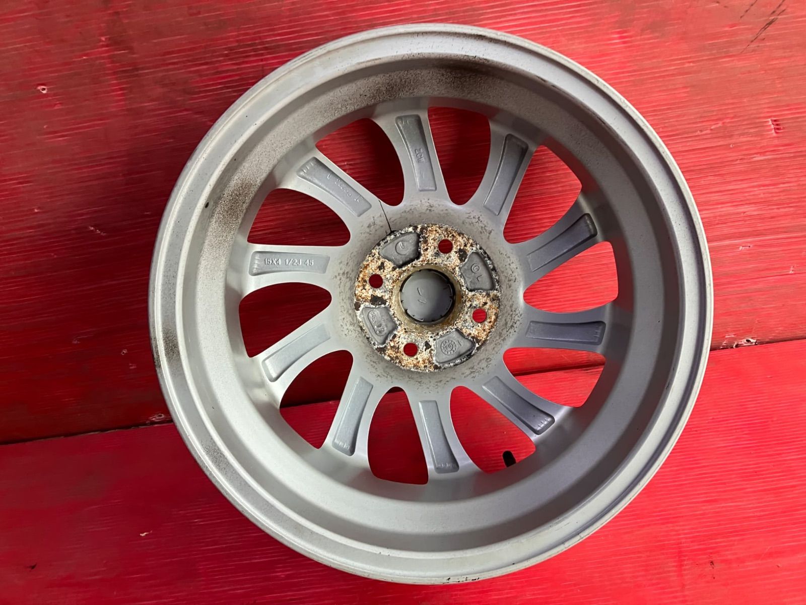 中古アルミ15x4.5ダイハツ純正4本セット ウェイク 中古 4本 ダイハツ