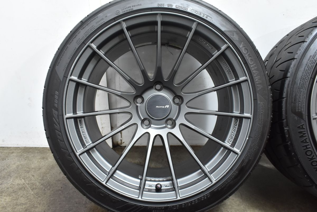バリ溝】ENKEI エンケイ RS05RR 18in 9.5J +35 10.5J +23 PCD120 