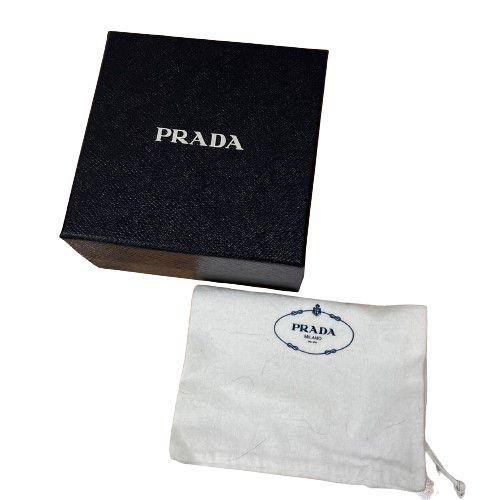 PRADA プラダ 1TR264 ロボット ファー キーホルダー ブラック