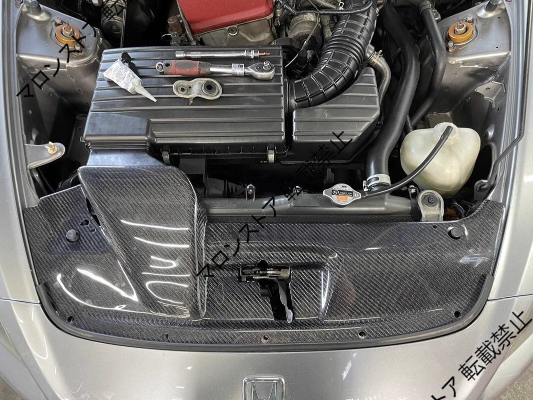 ホンダS2000 AP1 カーボンファイバー改造パーツ フロントバンパー インタークーラーラジエーターシート エンジンフード遮熱板