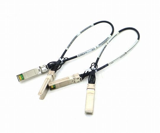 【2本セット】NetAPP X6566B-05-R6 0.5m 10GbE 両端SFP+コネクタ仕様 DACケーブル 中古