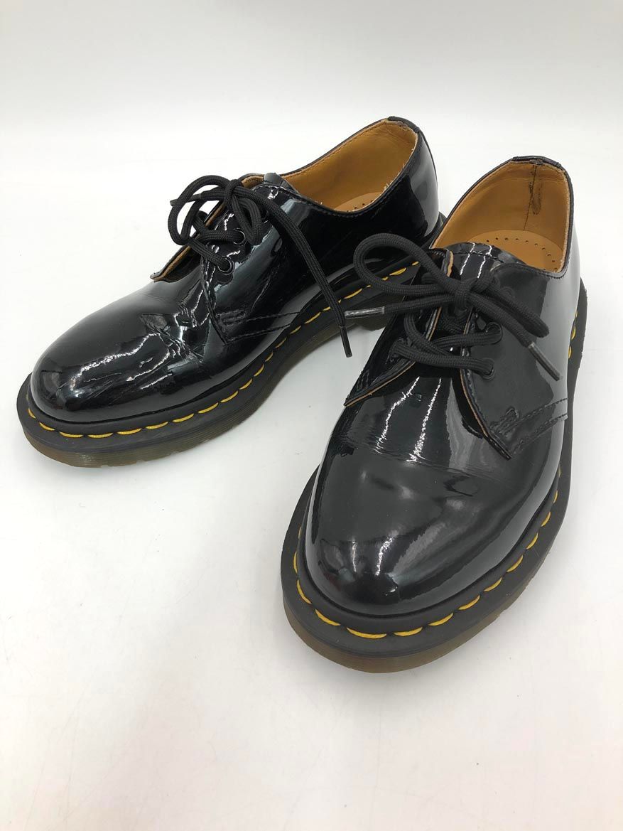 Dr.Martens ドクターマーチン GV07T AW006 パテント 3ホール シューズ sizeEU37 UK4 黒 ◎レディース
