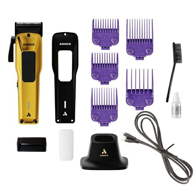 andis|BARBER|フェード|クリッパー|バリカン|限定|中古理容器具 送料無料】ANDIS コードレスマスターバリカン プラチナシルバー