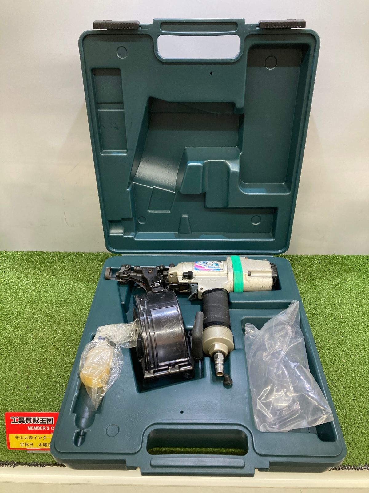 中古品】【0921】☆HITACHI(日立工機) 常圧50㎜ロール釘打機 NV50AG2 IT753R9YJ1TG - メルカリ