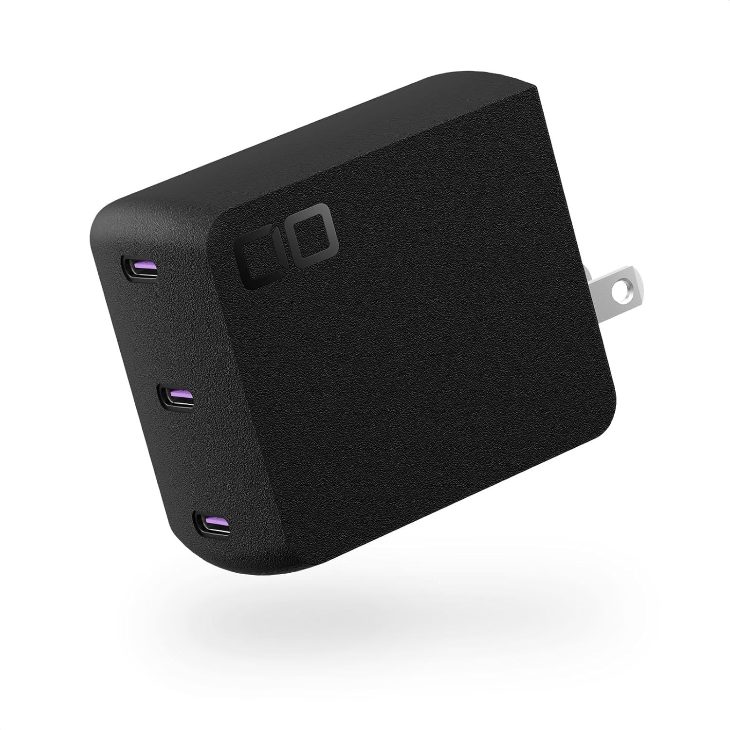 CIO NovaPort TRIOⅡ 140W PD3.1 3ポート 急速充電器 世界最小級 CIO独自技術 NovaIntelligence NovaEngine搭載 USB-C×3 ACアダプター コンセント 軽量 Macbook Pro Win