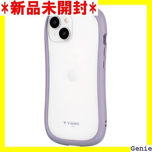 ルプラス Leplus iPhone 15/iPhone 14 耐傷・耐衝撃ハイブリッドケース ViAMO freely ラベンダー TPU ガラス 保護 シェルカバー LN-IM23VMFPP 38