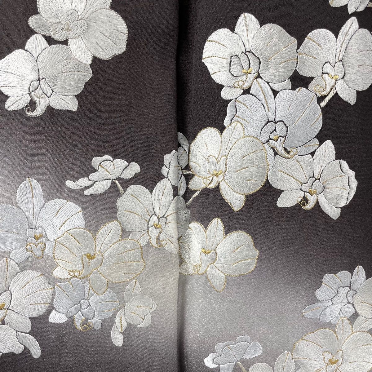 訪問着フルセット　長嶋成織物　袷　身丈169.5cm 正絹小紋レンタルフルセット「扇に四季花総柄」 | レンタル着物