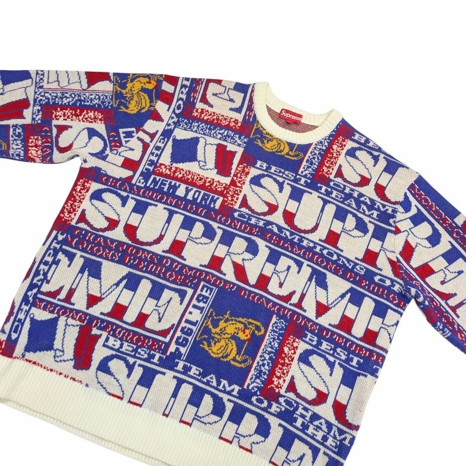 SUPREME Supreme シュプリーム 23SS Scarf Sweater スカーフセーター