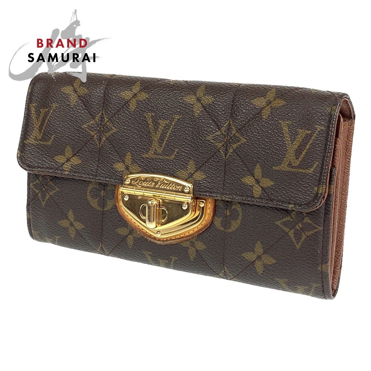 LOUIS VUITTON ルイヴィトン モノグラム エトワール ポルトフォイユ サラ ブラウン 茶 レザー M66556 長財布 レディース 402012