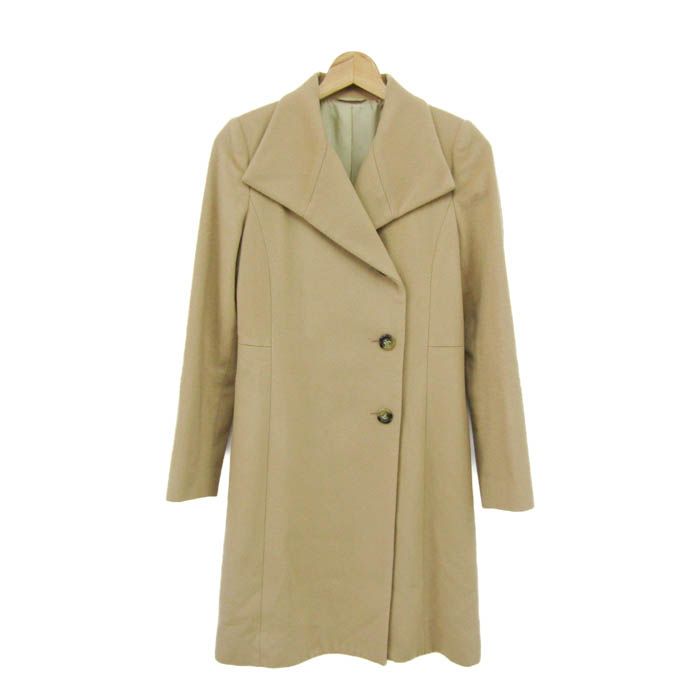 アナイ ロングコート ラップコート アウター イタリア生地 カシミヤ混