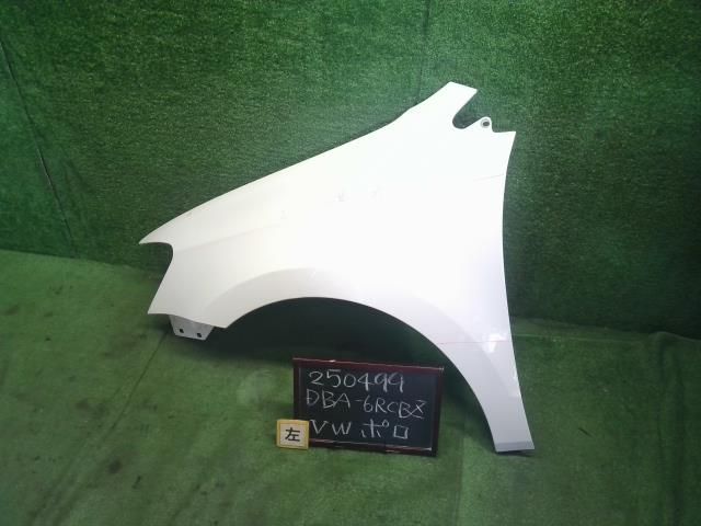 個人宅不可 離島不可 VW ポロ DBA-6RCBZ 左フロントフェンダー 助手席側 6R0821105J 自社品番250499