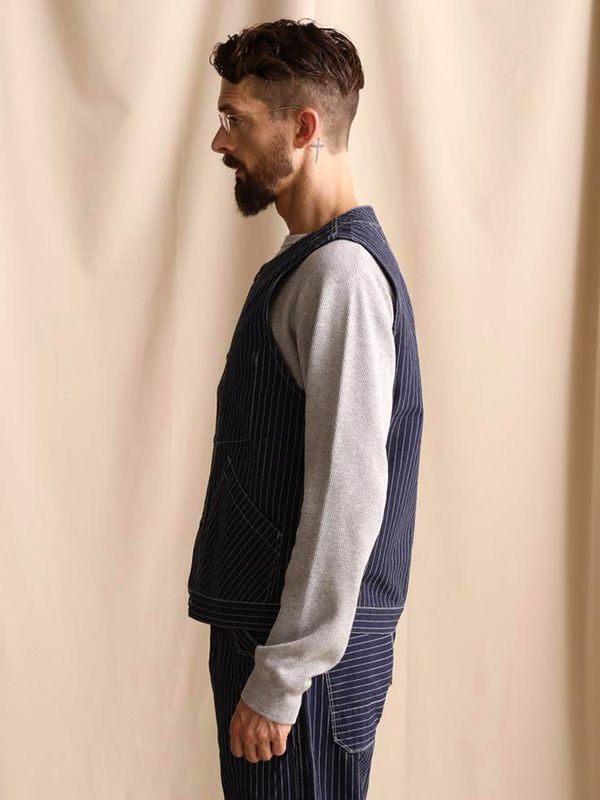 Schott ショット ヒッコリー ストライプ ベスト メンズ レディース OLD