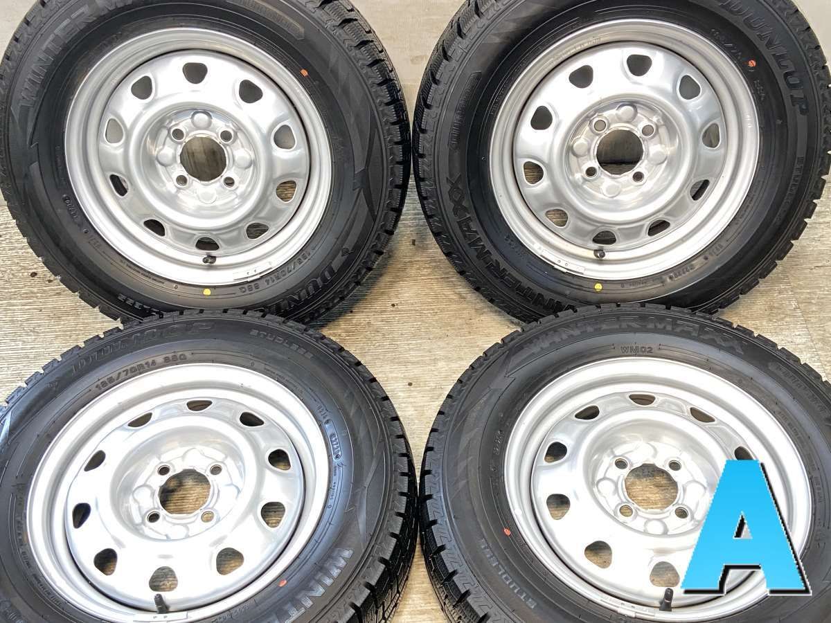 185/70R14 ダンロップ ウィンターマックス WM02 TOPY M47A 14x5