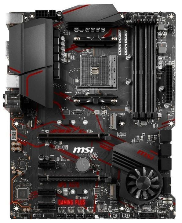 MSI MPG X570 GAMING PLUS AMD AM4 SATA 6Gb|s M.2 USB 3.2 Gen 2 HDMI ATX Motherboard