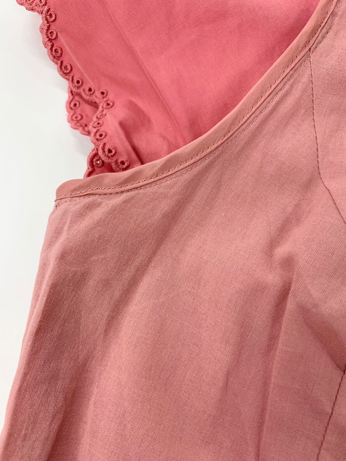 エムズグレイシー 311349 ワンピース 40 ピンク ボーラーレース