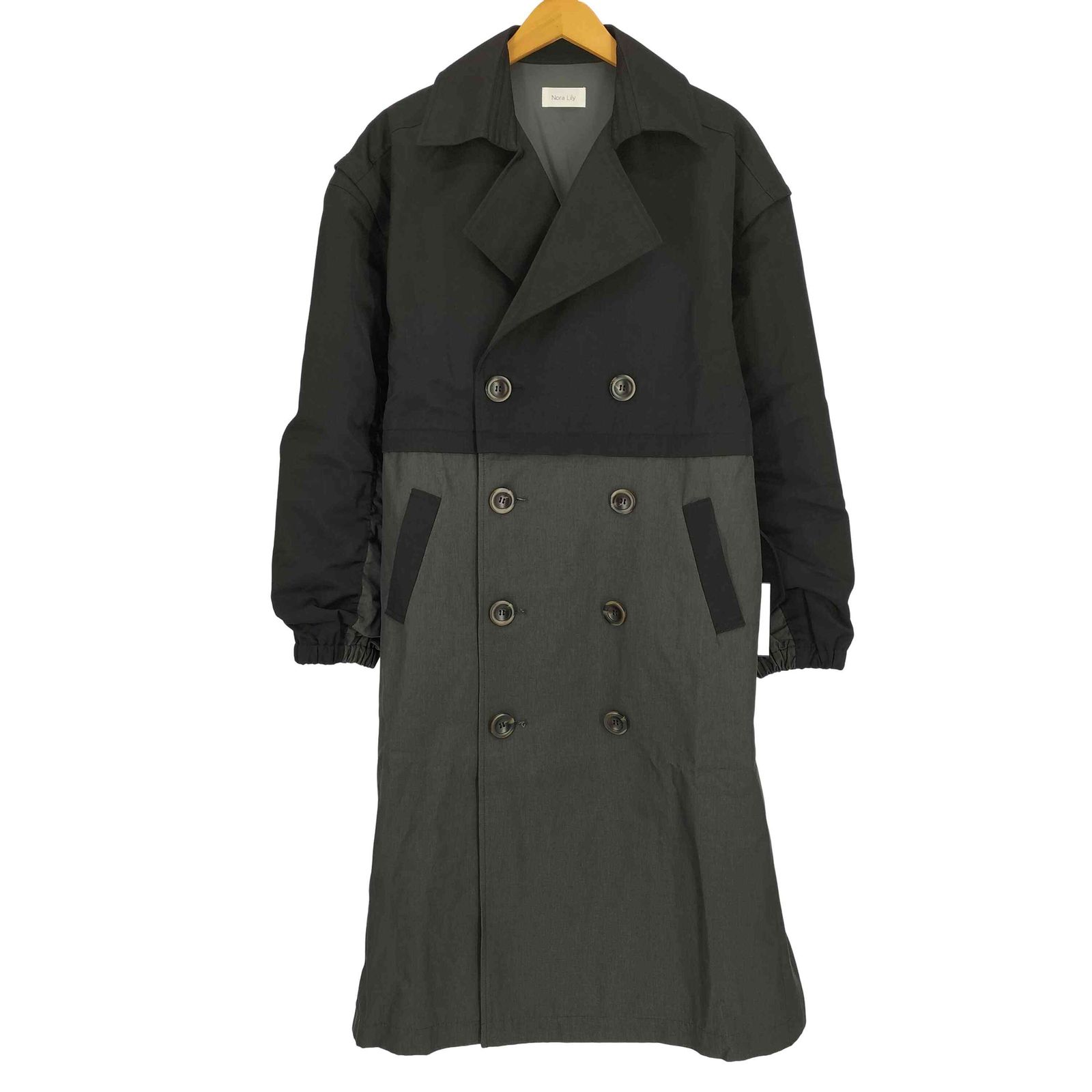Nora Lily（ノラリリー）の「【Nora Lily】チェックビッグモッズコート(UNISEX)（モッズコート）」 - WEAR