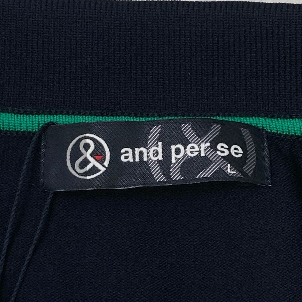 SY32：メンズ：Lサイズ：ゴルフウエア：カルビコ ジップアップモック長袖シャツ SY32：メンズ：Lサイズ：ゴルフウエア：カルビコ ジップアップ