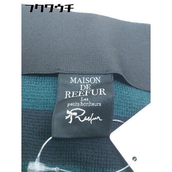 ◇ LI HUA MAISON DE REEFUR ウエストゴム ボーダー 膝丈 タイト 