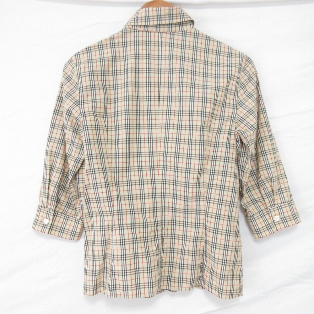 美品 BURBERRY BLUELABEL バーバリーブルーレーベル 七分袖 ノバ