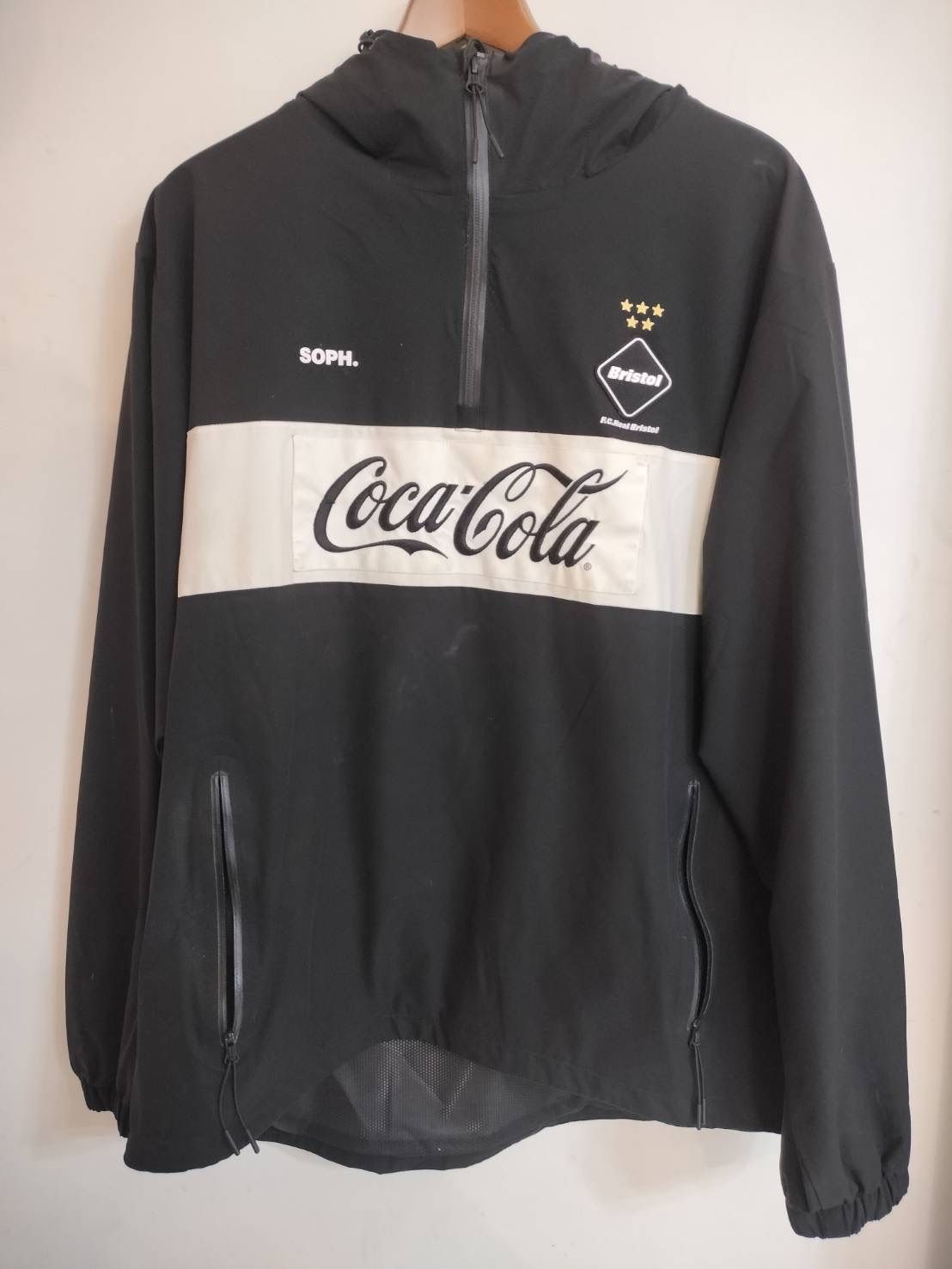 ZIP HALF Bristol | F.C. FCRB - Real JACKET TEAM UTILITY ANORAK