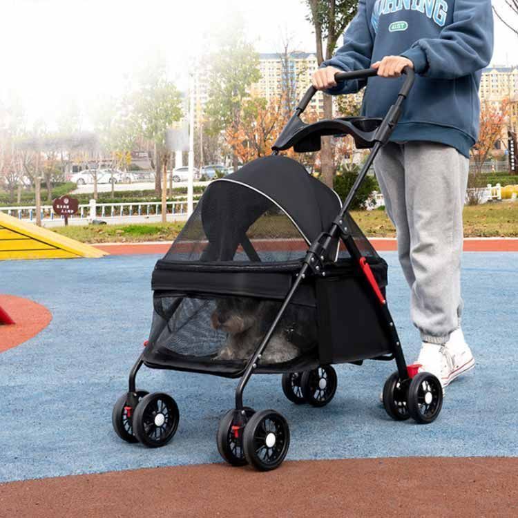 後輪ブレーキ付き 飛び出し防止リード2本付き