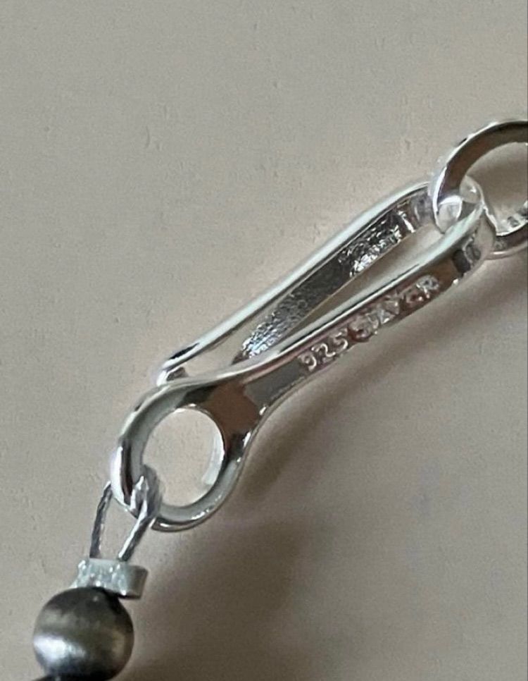 silver925ナバホパールづくしのブレスレット18cm