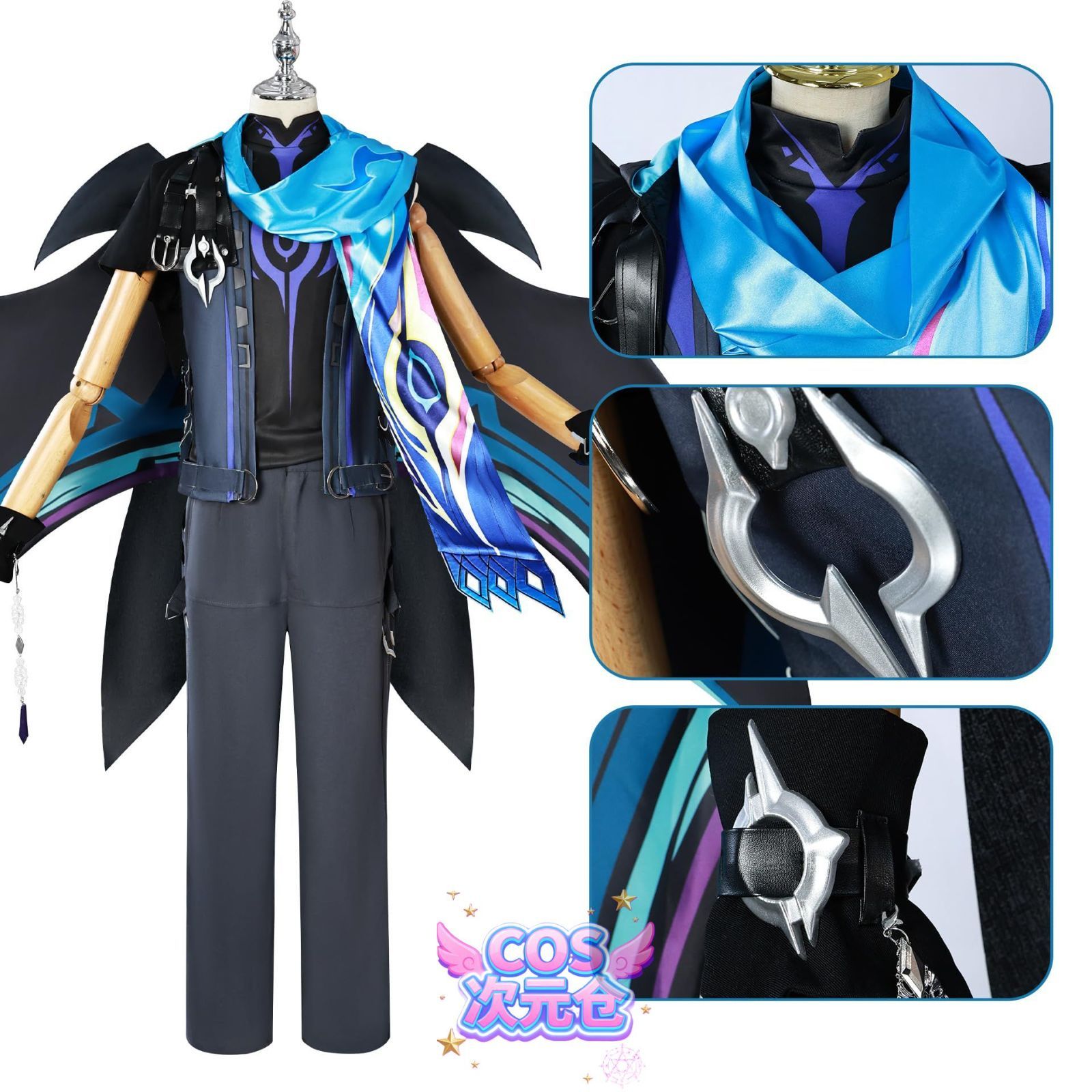 オロルン ウィッグ 靴 COSPURE 原神 コスプレ衣装 フルセット cosplay ウイッグ-靴付き 人気キャラ 仮装 ハロウィン クリスマス 学園祭 文化祭 ステージ服 誕