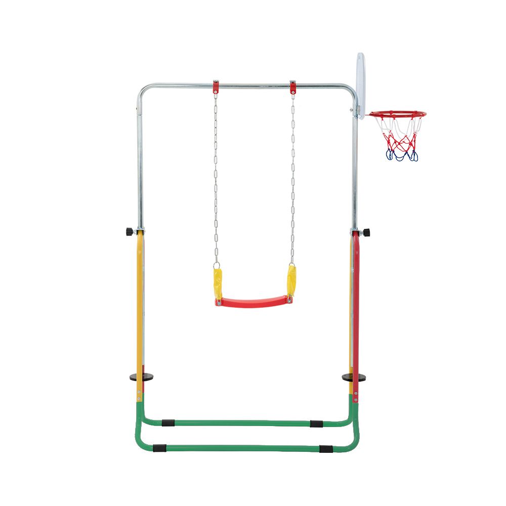 鉄棒 室内 屋外 折りたたみ 高さ調節可能 鉄棒ブランコバスケ
