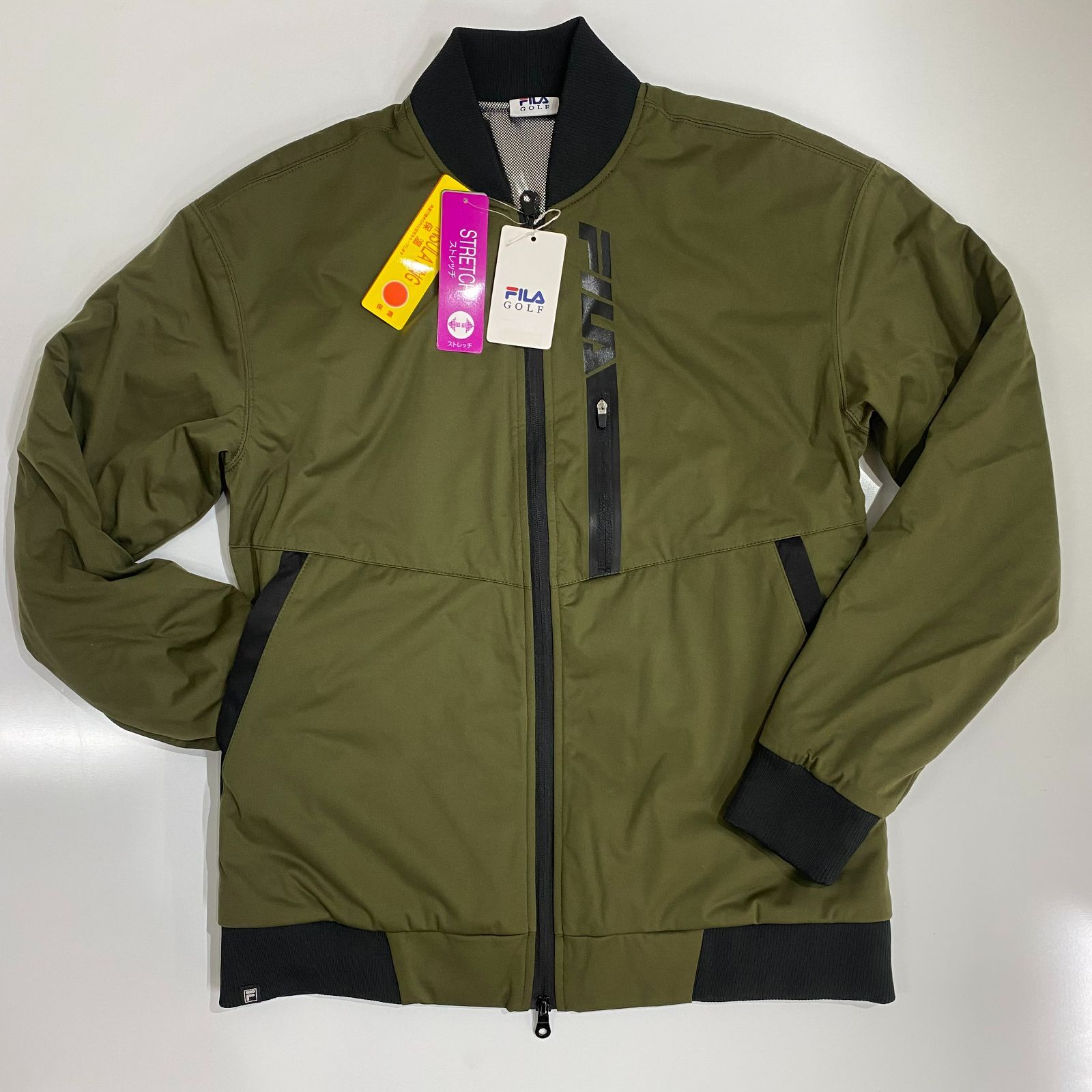 FILA/ストレッチ 中綿ブルゾン（Mサイズ）