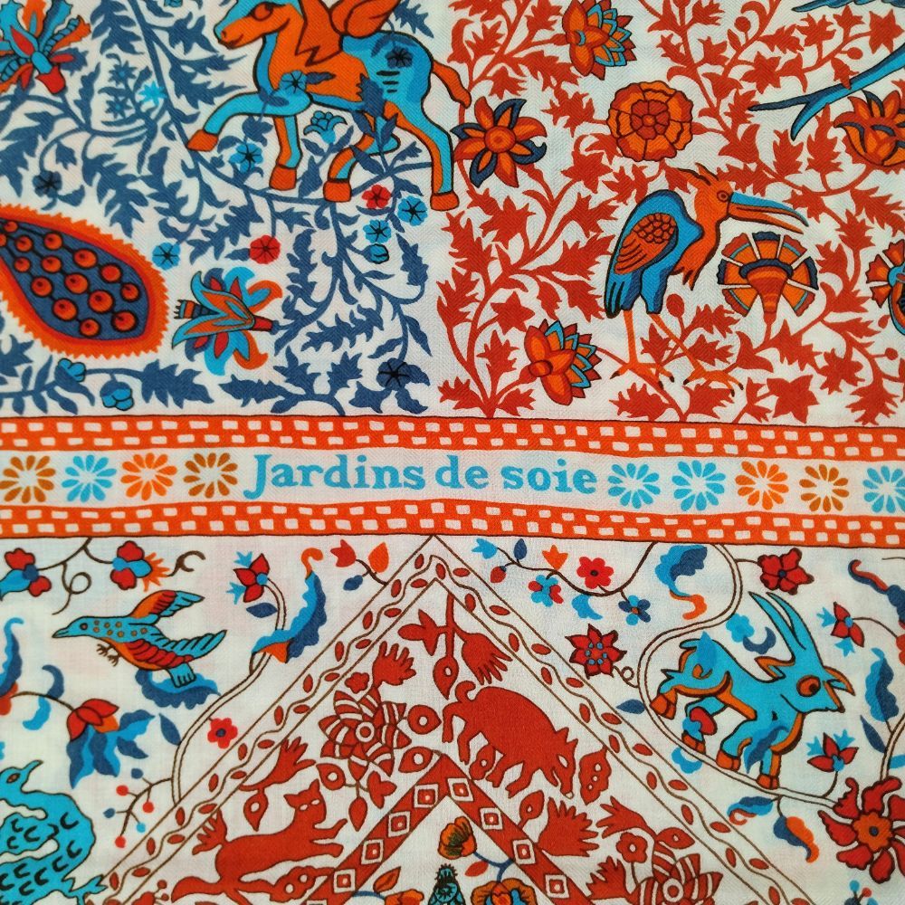 中古エルメスカシシル ショール140Jardins de Soie シルクの庭 楽天市場】エルメス ショール カレ 140 ヤシの目録 フィネス
