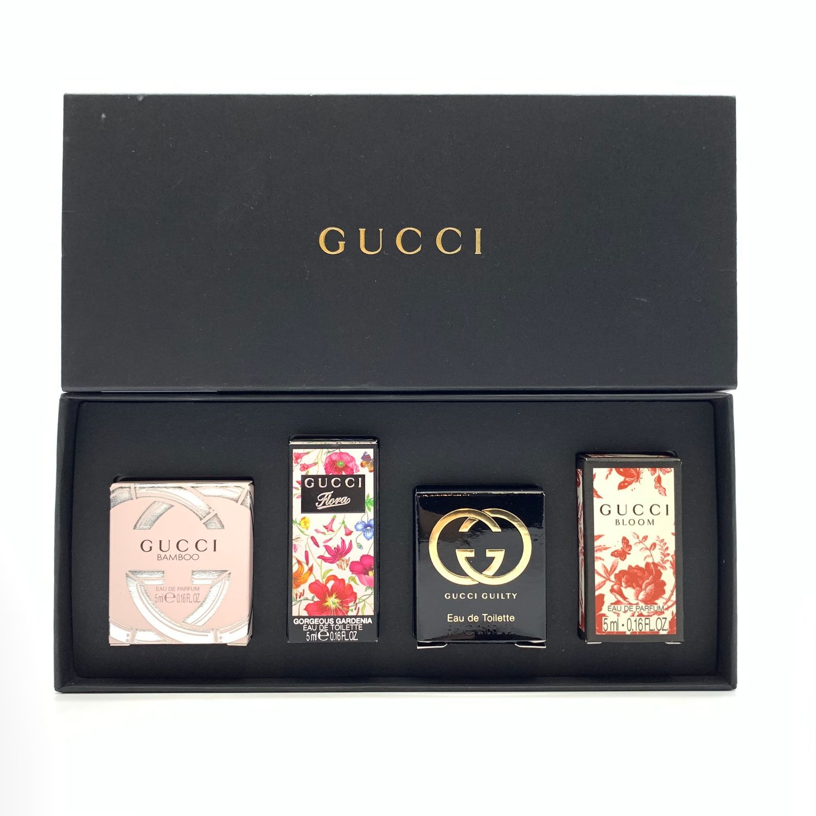 GUCCI グッチ ミニチュア 香水 4点セット ミニボトル フレグランス 