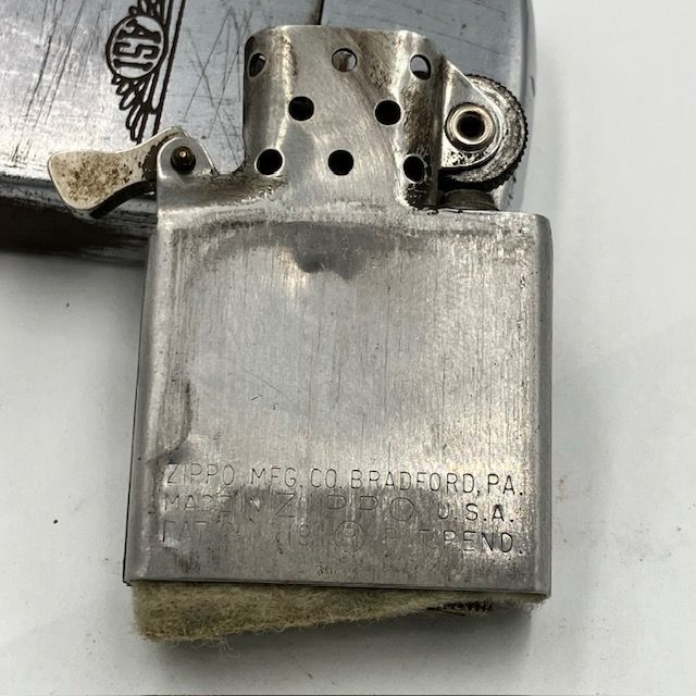  ZIPPO ビンテージ ジッポー 1953年 フルスタンプ スチール製 ASI ライター本体 喫煙具 ライター