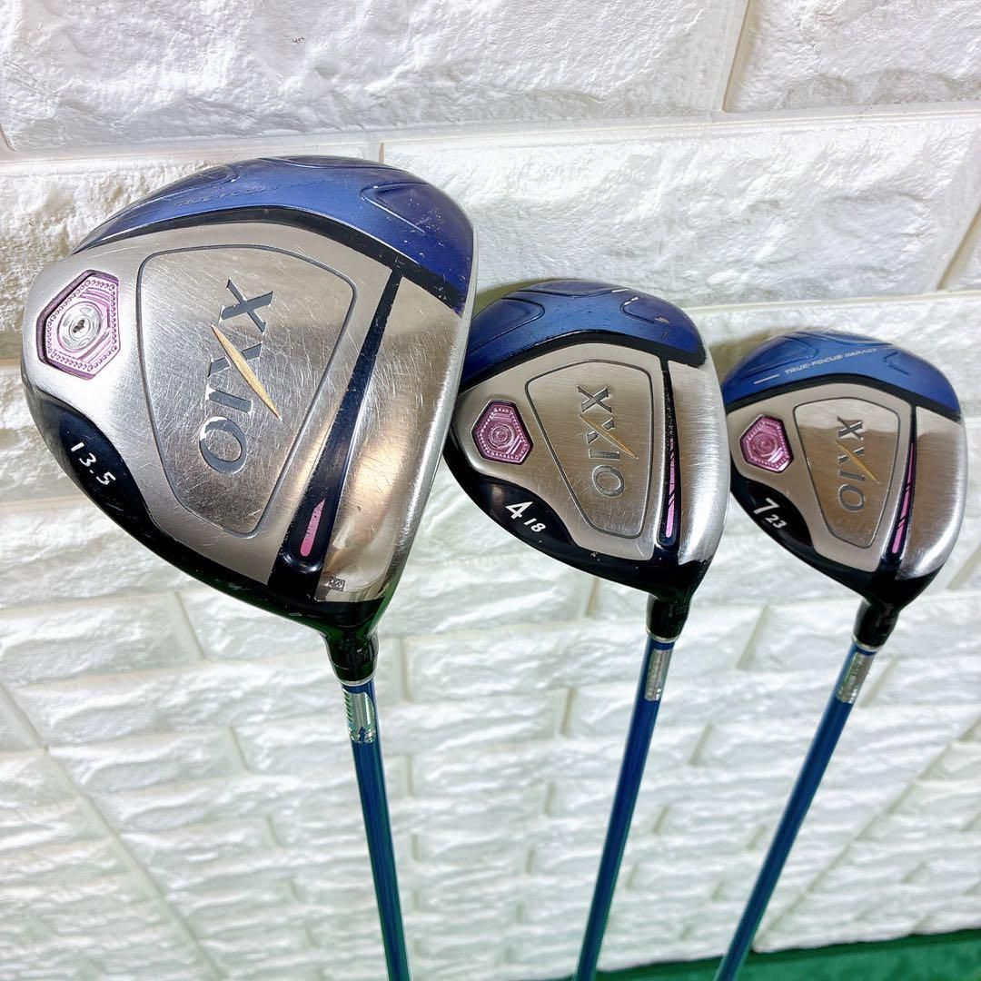 XXIO10】ゼクシオ レディース ウッド3本1W・4W・7W）フレックスL