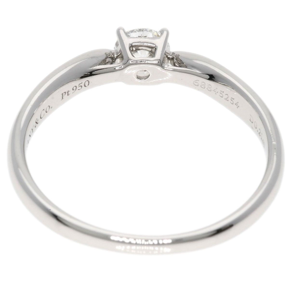 Tiffany&Co. ティファニー　ハーモニーダイヤモンドリング PT950 TIFFANY&Co. ティファニー ハーモニー ソリティア ダイヤモンド