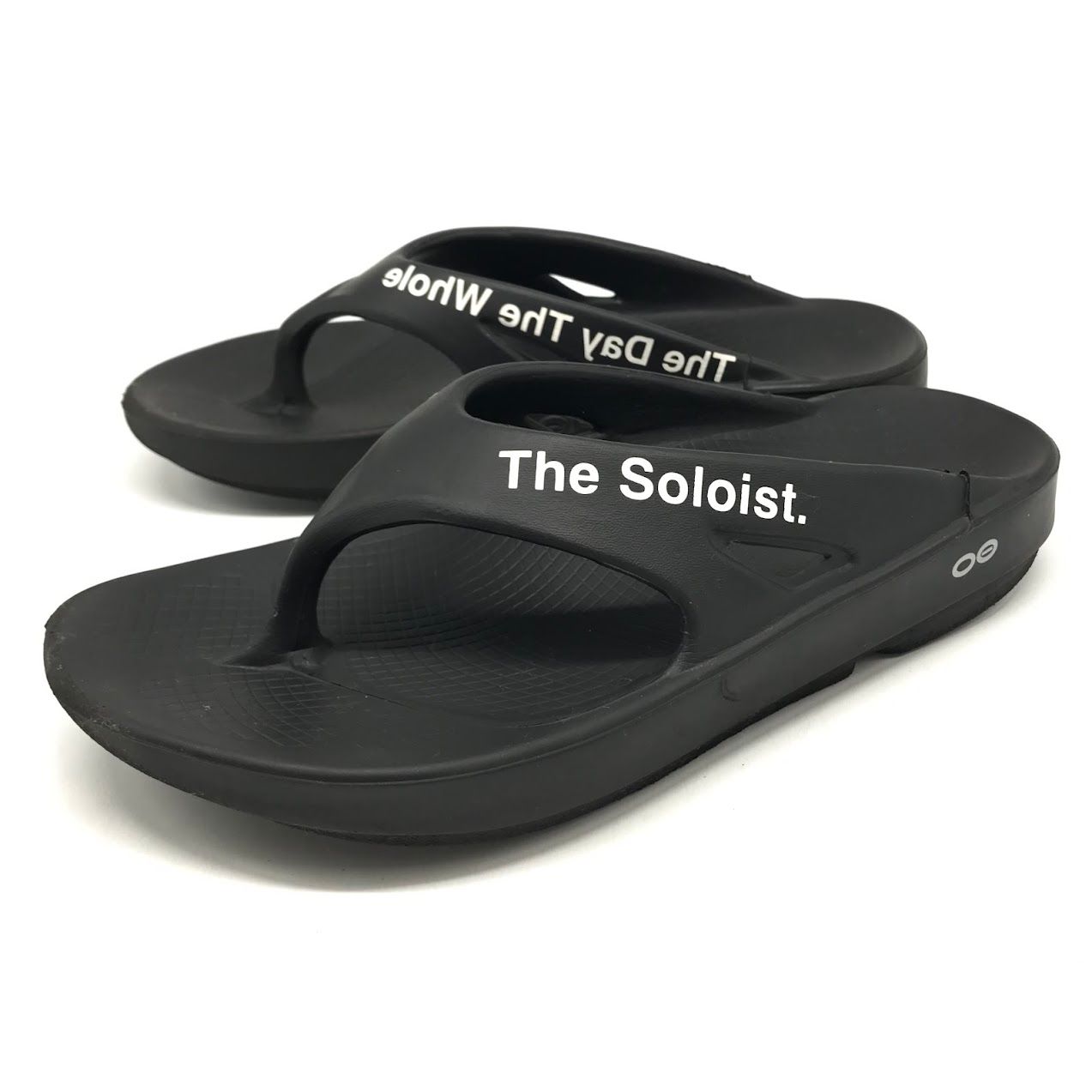 【倉吉店】 中古 TAKAHIRO MIYASHITA TheSoloist. | タカヒロミヤシタソザソロイスト サンダル flip-flop-/OOFOS sof.0016 ブラック 27cm 【127】