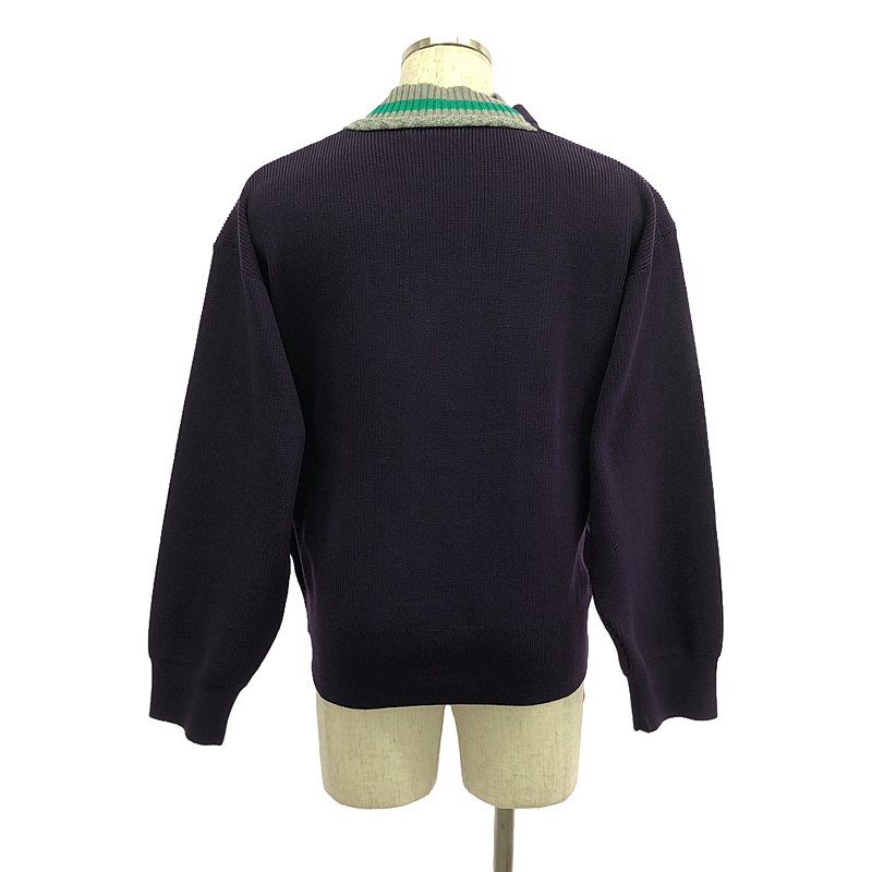 美品】 kolor / カラー | 2022SS | ポリエステル レイヤード ニット 