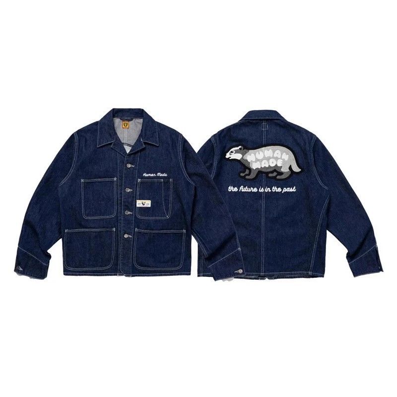 HUMAN MADE DENIM SHORT COVERALL JACKET デニムカバーオール